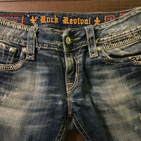 Rock Revival Jeans - Low Rise Alania Boot - Size 29 - Picture 4 of 9